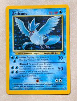 ❄ Vintage Pokemon TCG - Fossil - ❄ Articuno Holo Rare 2/62 Holo NM ❄ - Image 1