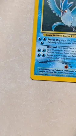❄ Vintage Pokemon TCG - Fossil - ❄ Articuno Holo Rare 2/62 Holo NM ❄ - Image 3