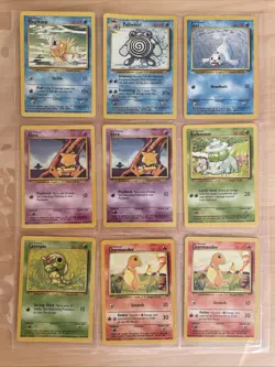 Pokemon Base Set Unlimited 86 Card Lot - Image 3