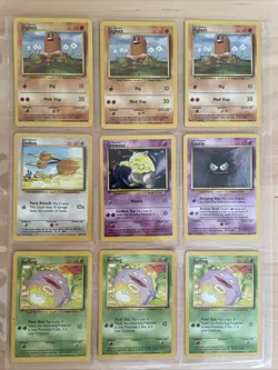 Pokemon Base Set Unlimited 86 Card Lot - Image 5