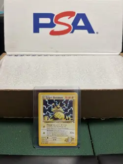 Pokemon TCG: Lt. Surge's Electabuzz Holo Rare Gym Heroes #6/132 2000 - LP - Image 1