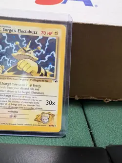 Pokemon TCG: Lt. Surge's Electabuzz Holo Rare Gym Heroes #6/132 2000 - LP - Image 4