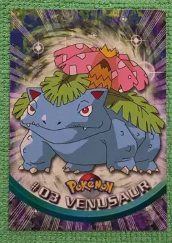Topps Pokemon TV Animation Venusaur #03 Non Holo LP - Image 1