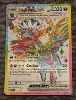 Pokemon TCG Hydreigon Ex Surging Sparks 223/191 Ultra Rare Full Art Holo - Image 1