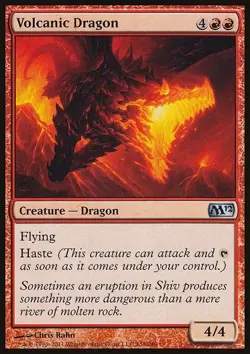 Volcanic Dragon - Magic 2012 | MTG Card - Image 3