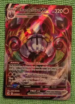 Chandelure VMAX - 040/264 Ultra Rare Fusion Strike NM Pokemon TCG - Image 1