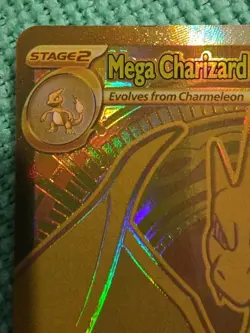 Mega Charizard Y EX 294/217 Gold Hyper Rare, Ascended Heroes, Pokemon TCG - Image 3