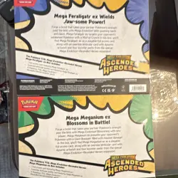 Pokemon TCG Mega Evolution: Ascended Heroes ex Box Feraligatr/Meganium 2 boxes - Image 2
