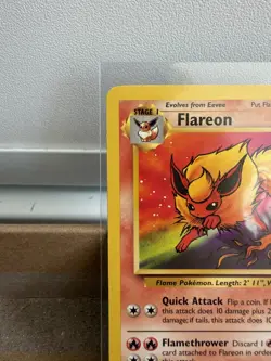Pokemon TCG - FLAREON 19/64 Non-Holo Rare Jungle Set Unlimited WOTC 1999 [MINT] - Image 2