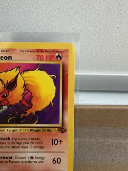 Pokemon TCG - FLAREON 19/64 Non-Holo Rare Jungle Set Unlimited WOTC 1999 [MINT] - Image 3