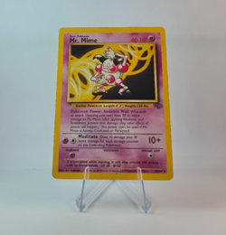 Mr. Mime 22/64 Pokemon Jungle Set Non-Holo Damaged Rare 1999 - Image 1