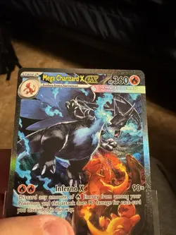 Pokemon Mega Charizard EX 125/094 Secret Rare Full Art Holo 360 HP English - Image 1