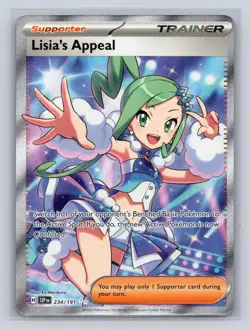 Lisia's Appeal 234/191 Ultra Rare Surging Sparks Pokemon NM - Image 1