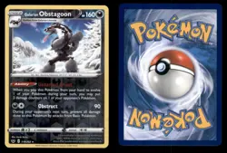 Galarian Obstagoon 119/202 Holo Rare Sword & Shield Pokemon TCG Reverse Holo NM - Image 3