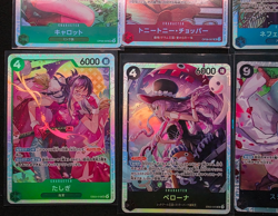 One Piece TCG 8 SR card lot JP Chopper Vivi Perona Stussy Tashigi - Image 4