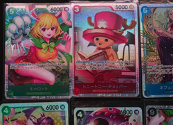 One Piece TCG 8 SR card lot JP Chopper Vivi Perona Stussy Tashigi - Image 5