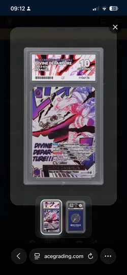 OP13-076 Divine Departure Event Manga English Ace 10 Gem Mint - Image 1