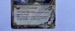 Samui, Foil Text Only, Rare Card, 1st Edition Naruto ccg tcg - Image 3