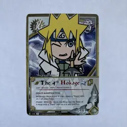 The 4th Hokage (Space Manipulation) Rare Card Naruto ccg tcg - Image 1
