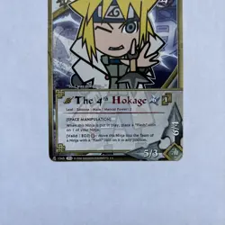 The 4th Hokage (Space Manipulation) Rare Card Naruto ccg tcg - Image 3