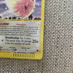 2002 Clefable - 7/165 - Pokemon Expedition Holo Rare Card Vintage MP - Image 5