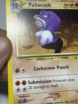 Pokemon Card - Poliwrath 28/75 - Vintage Non-holo Rare Neo Discovery WotC - Image 4