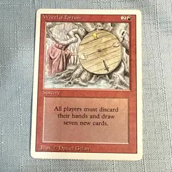 Magic The Gathering: Wheel of Fortune Revised 3rd Edition Regular MTG Reserved - Image 1