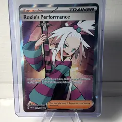 Pokemon TCG Chaos Rising Roxie's Performance Full Art Trainer #112/086 - Image 1
