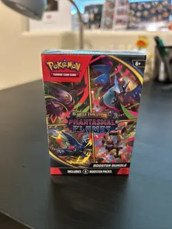 Pokemon TCG Mega Evolution Phantasmal Flames Booster Bundle Sealed - Image 1