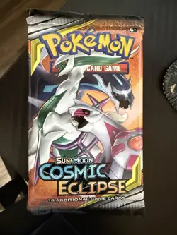 Pokemon Trading Card Game Sun & Moon Cosmic Eclipse Booster Pack 820650805899 - Image 1