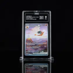 2023 Pokemon SV 151 Set 199/165 Charizard EX SIR TAG 9 (938) - Image 1