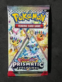 Pokemon Scarlet and Violet Prismatic Evolutions Booster Pack - Image 1