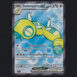 Dudunsparce Ex 178/159 Journey Together Full Art Ultra Rare Pokemon TCG MINT - Image 1