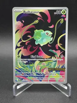 Pokemon Bulbasaur (Mega Evolution Stamped) Mega Evolution Promos #133/132 NM - Image 1