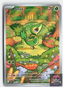 Snivy 087/086 Holo Illustration Rare Black Bolt Pokemon Near Mint - Image 1
