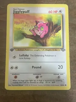 Jigglypuff Jungle 54/64 1st Edition Regular Card - Image 1