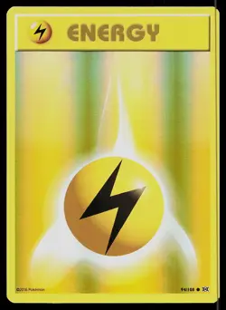 Pokemon Card Evolutions Lightning Energy 94/108 Common Reverse Holo - Image 1