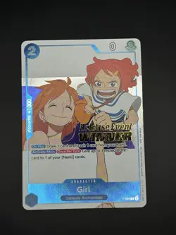 Bandai One Piece Girl (Release Event WINNER) P-018 Character Card Eng NM+ - Image 1