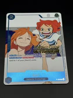 Bandai One Piece Girl (Release Event WINNER) P-018 Character Card Eng NM+ - Image 2
