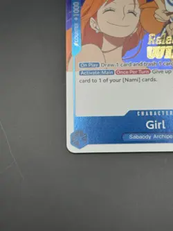 Bandai One Piece Girl (Release Event WINNER) P-018 Character Card Eng NM+ - Image 3