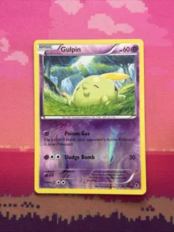 Pokemon Card Gulpin Phantom Forces Reverse Holo 37/119 Near Mint - Image 1