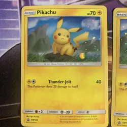 Pikachu x2 - SM183 Holo Promo Sun & Moon Promo Pokemon NM - Image 2