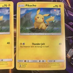Pikachu x2 - SM183 Holo Promo Sun & Moon Promo Pokemon NM - Image 4