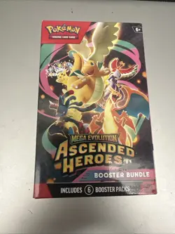 Pokemon TCG Mega Evolution Ascended Heroes Booster Bundle Sealed New - Image 1