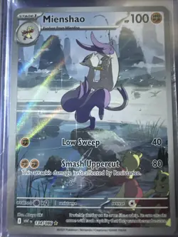 Mienshao 134/086 Illustration Rare, White Flare, Full Art Holo, Pokemon TCG, NM - Image 1