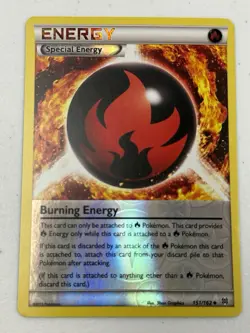 Burning Energy 151/162 Uncommon BREAKthrough Pokemon Reverse Holo MP - Image 1