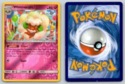 WHIMSICOTT 144/236 R UNIFIED MINDS POKEMON REVERSE HOLO MP SHIBUZOH. - Image 3