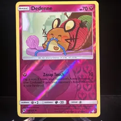 Dedenne 142/214 Reverse Holo Uncommon Pokemon SM Lost Thunder - Image 1