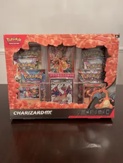 Pokemon TCG Charizard ex Premium Collection Box - 6 Packs Factory Sealed - New - Image 1