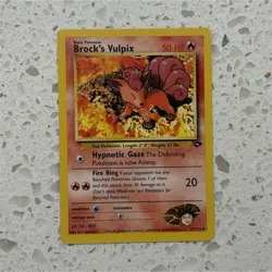 The Pokemon Company Brock's Vulpix Unlimited WOTC 037/132 Regular NM - Image 1